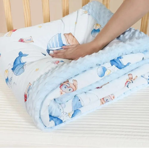 Couverture bébé Petit cœur