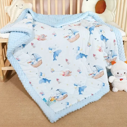Couverture bébé Petit cœur