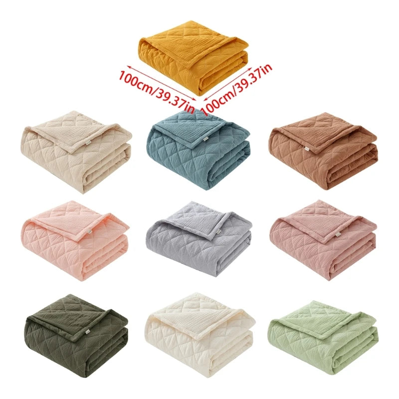 Couverture bébé carreaux