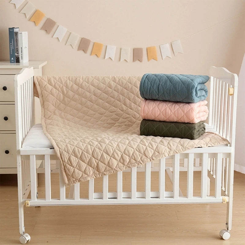 Couverture bébé carreaux