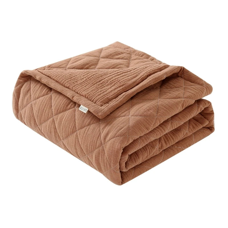 Couverture bébé carreaux