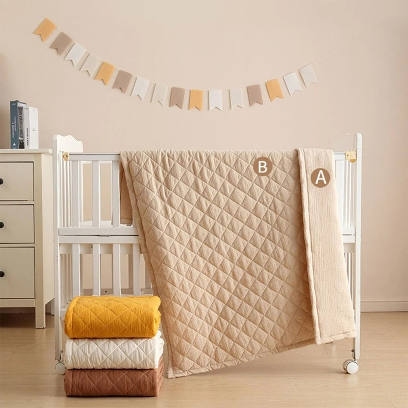 Couverture bébé carreaux