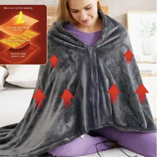Couverture chauffante Doux Flamme