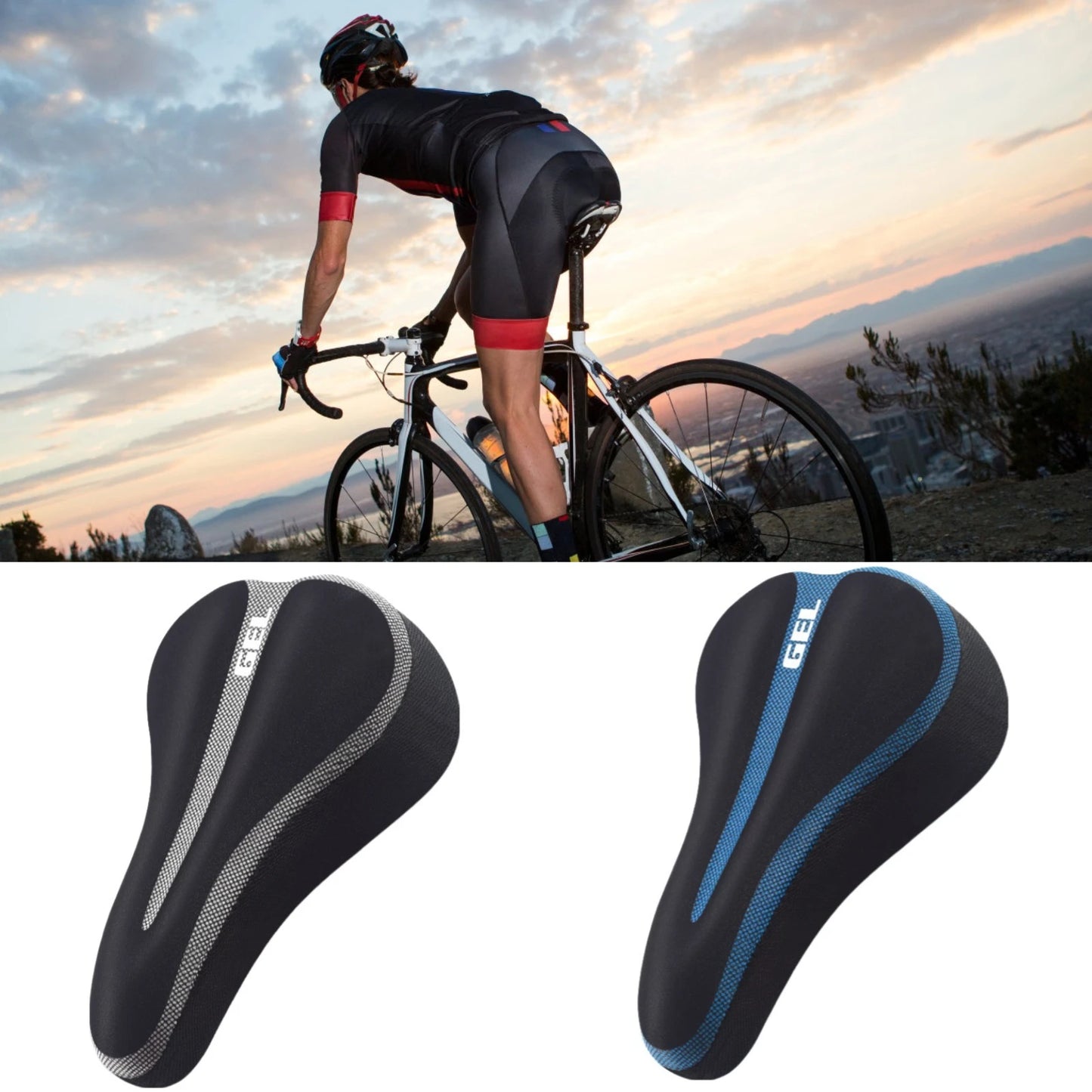 Couverture siège vélo apaisante