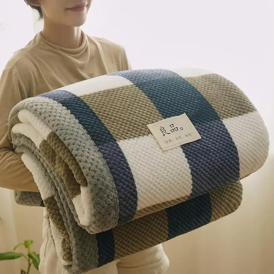 Couverture tricotée canapé