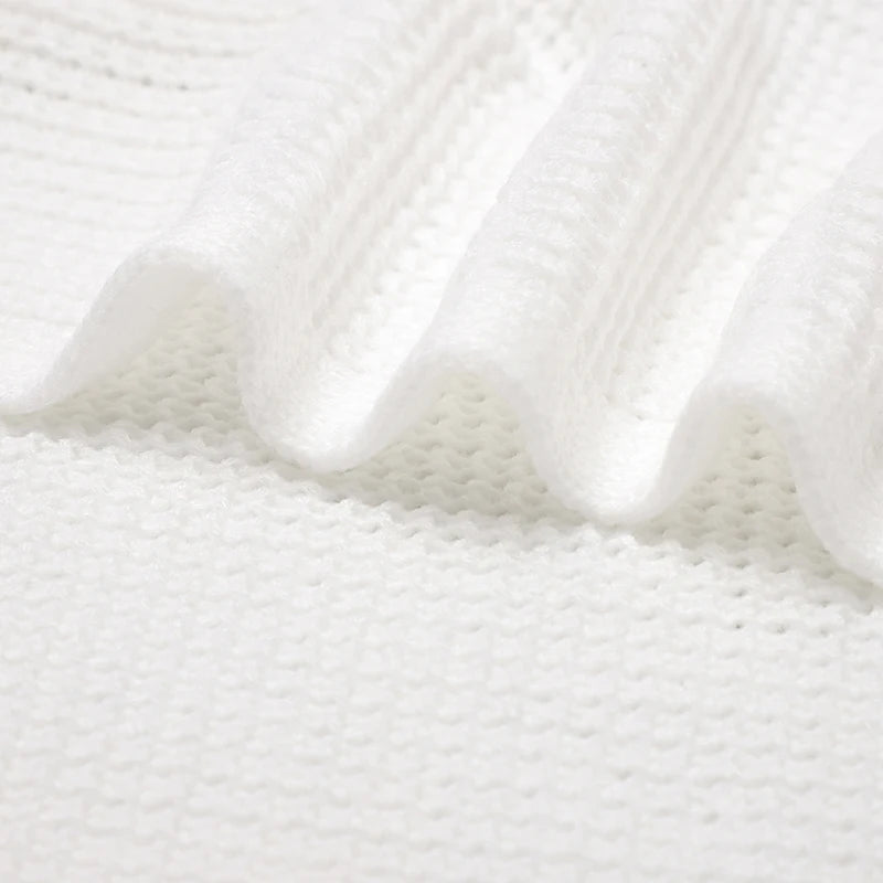 Couverture emmailloter bébé doux