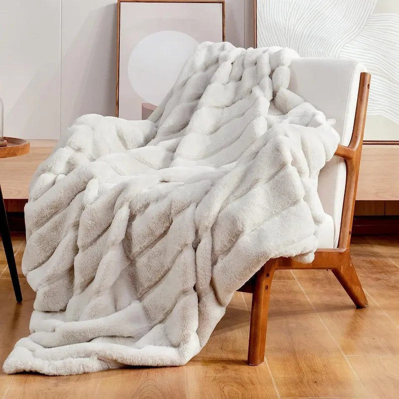 Couverture velours doux et tendre