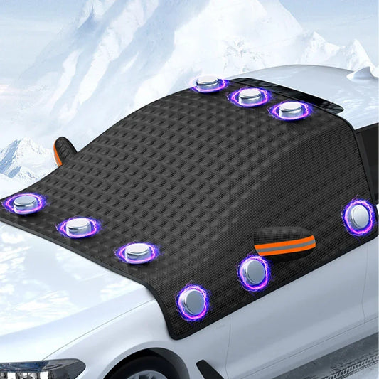 Couverture pare-brise Polyester durable, protection contre la neige et le gel