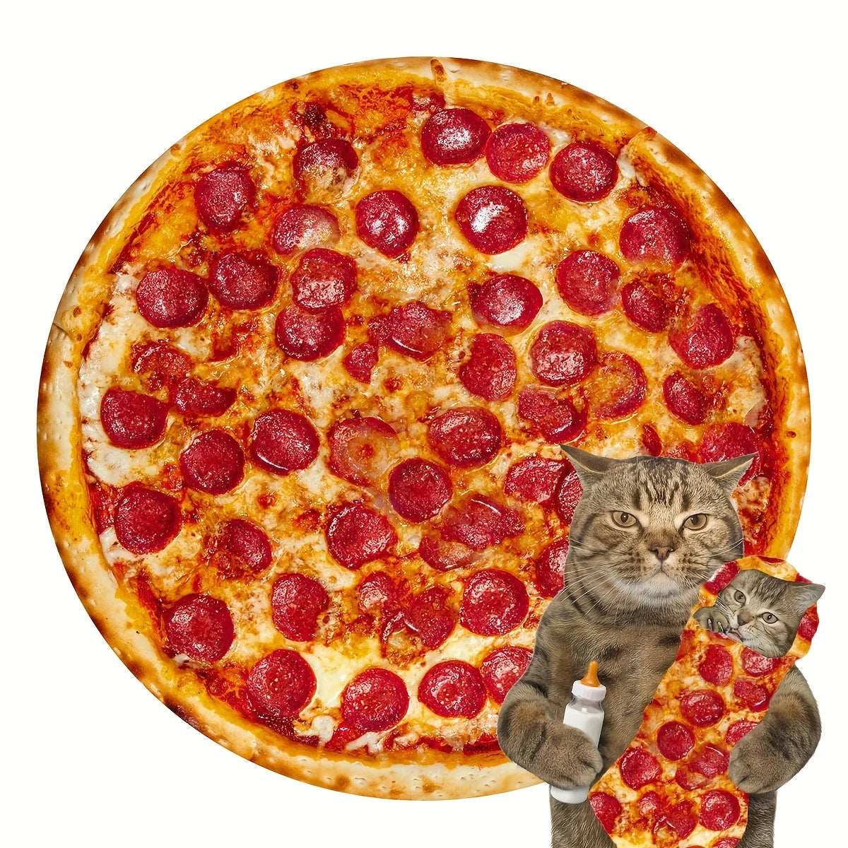 Couverture lestée Pizza