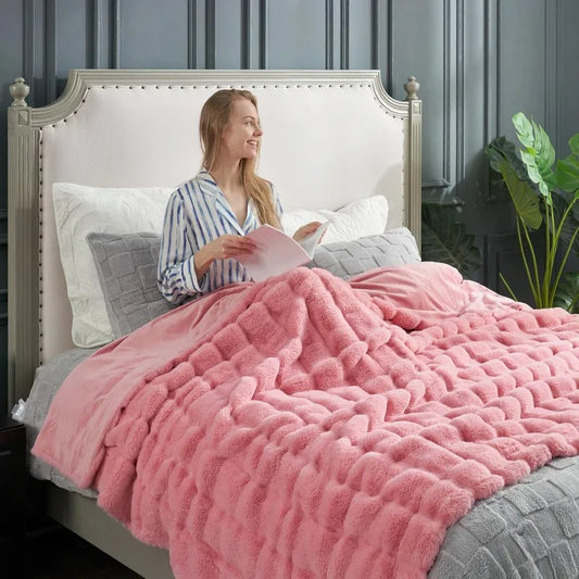 Couverture velours doux et tendre