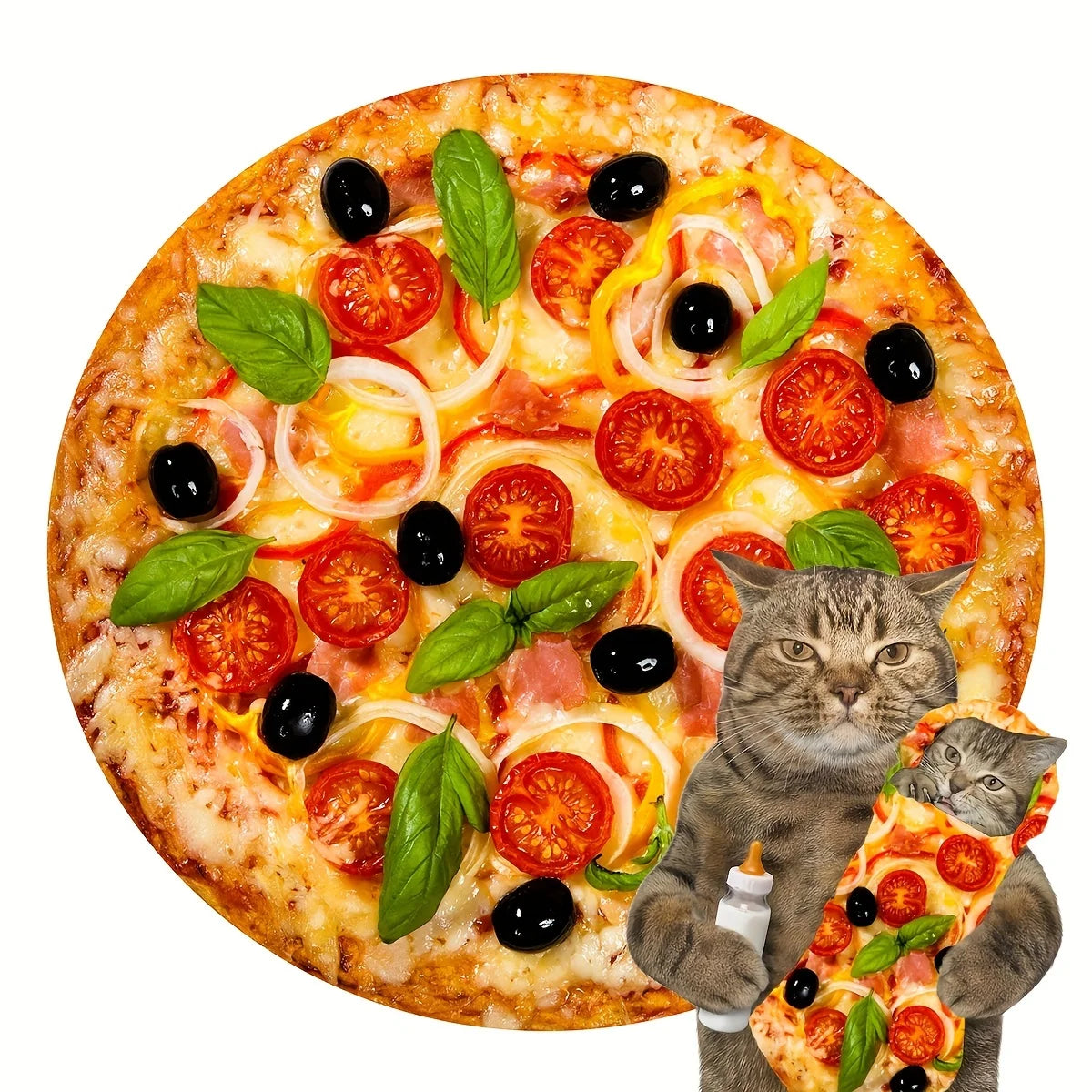 Couverture lestée Pizza